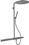 Hansgrohe Showerpipe 800 Axor Brushed Black Chrome 27984340