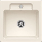 Villeroy & Boch Einbausp&uuml;le Siluet 50 S flat 470x470mm Exc-Garn. aus TitanCeram