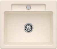Villeroy & Boch Einbausp&uuml;le Siluet 60 S flat 600x510mm Exc-Garn. aus TitanCeram