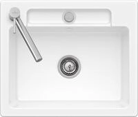 Villeroy & Boch Einbausp&uuml;le Siluet 60 S flat 600x510mm Exc-Garn. aus TitanCeram