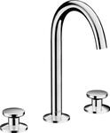 Hansgrohe 3-Loch Waschtischarmatur Select 170 Axor One m.Push-Open Ablaufgarnitur