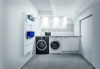 Zehnder Design-Heizk&ouml;rper Zeno Wing, 788 x 600 mm, Traffic White, Warmwasserbetrieb,