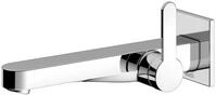 Keuco IXMO Flat Unterputz-Einhebel-Waschtischmischer, eckig, Ausladung: 225 mm, chrom