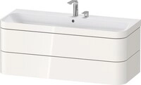 Duravit Happy D.2 Plus c-bonded Set wandh&auml;ngend Wei&szlig; 1175x490x480 mm -