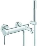GROHE Wannenarmatur Essence mit Brausegarnitur chrom, 25249001 25249001