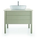 Duravit Luv Konsolenwaschtischunterbau bodenstehend Taupe Seidenmatt 938x570x743 mm -
