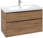 Villeroy & Boch Subway 3.0 Waschbeckenunterschrank, 2 Ausz&uuml;ge, 973 x 579 x 462 mm,