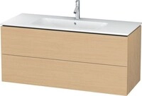 Duravit L-Cube Waschtischunterbau wandh&auml;ngend Natur Eiche Matt 1220x481x550 mm -