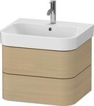 Duravit Happy D.2 Plus Waschtischunterbau wandh&auml;ngend Mediterrane Eiche Matt