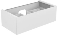 Keuco Waschtischunterschrank Edition 11 31351,1 Front-Auszug, wei&szlig;/Glas wei&szlig;
