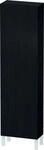 Duravit L-Cube Hochschrank Eiche Schwarz Matt 500x243x1760 mm - LC1171R1616