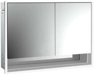 emco LED-Lichtspiegelschrank Loft mit Unterfach Unterputz, 1000 mm, 2-t&uuml;rig,...