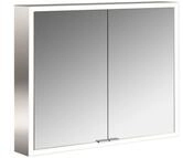 emco LED-Lichtspiegelschrank prime Facelift Aufputz, 800 mm, 2-t&uuml;rig, IP 20