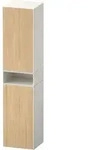 Duravit Zencha Hochschrank Natur Eiche & Wei&szlig; Matt & Supermatt 400x360x1760 mm...