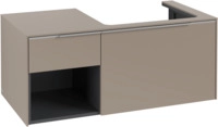 Villeroy & Boch Subway 3.0 Waschbeckenunterschrank, 2 Ausz&uuml;ge, 1001 x 423 x...