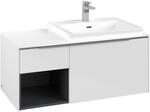 Villeroy & Boch Subway 3.0 Waschbeckenunterschrank, 2 Ausz&uuml;ge, 1001 x 423 x 500 mm,