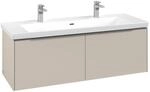 Villeroy & Boch Subway 3.0 Waschbeckenunterschrank, 2 Ausz&uuml;ge, 1272 x 432 x 462 mm,