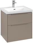 Villeroy & Boch Subway 3.0 Waschbeckenunterschrank, mit Beleuchtung, 2 Ausz&uuml;ge, 572
