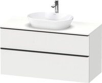 Duravit D-Neo Konsolenwaschtischunterbau wandh&auml;ngend Wei&szlig; Matt 1200x550x664...