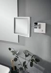 emco LED-Kosmetikspiegel pure 1-armig, 3-fach, eckig, Direktanschluss 203x 203...