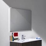 LAUFEN Spiegel Frame 25 1500x25x700 mit Aluminiumrahmen schwarz matt...