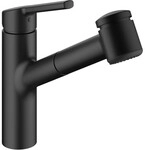 KWC Hebelmischer LUNA E Auszugbrause, A220, matt black 124751