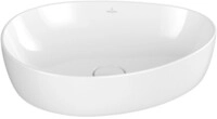 Villeroy & Boch Aufsatzwaschbecken Antao 510x400mm Asymmetrisch ohne &Uuml;berlauf Weiss