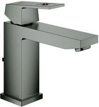GROHE EH-Waschtischbatterie Eurocube 23445 mittelhoch hard graphite geb&uuml;rstet,
