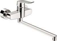 Hansa Waschtischarmatur HANSACLINICA 0154 Bed.he. lang Ausld. 377 mm DN15 chr 1546283