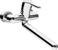 Hansa Wasch-/Sp&uuml;ltisch-Einhand-Wandbatterie Hansasigna S-Anschl. absp. 0257 verchr.