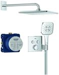 GROHE Unterputz-Duschsystem Grohtherm SmartControl 34865 THM eckige Form 2 ASV chrom,