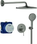GROHE Unterputz-Duschsystem Essence 25287 2 WU KB RSH Mono 310 hard graphite