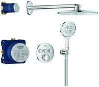 GROHE Unterputz-Duschsystem Grohtherm SmartControl 34863 THM runde Form 3 ASV chrom,