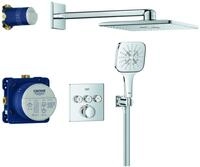 GROHE Unterputz-Duschsystem Grohtherm SmartControl 34864 THM eckige Form 3 ASV chrom,