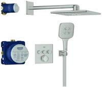 GROHE Unterputz-Duschsystem Grohtherm SmartControl 34864 THM eckige Form 3 ASV