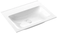 emco Waschbecken evo, ohne Armaturenbohrung, 611 mm, weiss gl&auml;nzend, 957711460
