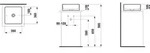 LAUFEN Waschtisch-Schale LIVING Saphirkeramik quadr. H8114337581121