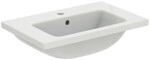 Ideal Standard M&ouml;belwaschtisch i.life S 1 Hahnloch mit &Uuml;berlauf 610x385x180mm...