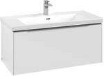 Villeroy & Boch Subway 3.0 Waschbeckenunterschrank, mit Beleuchtung, 1 Auszug, 973 x