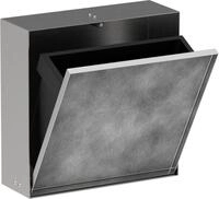 Hansgrohe Einbau Abfalleimer XtraStoris Rock 300/300/100 Edelstahl geb&uuml;rstet,
