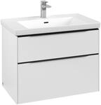 Villeroy & Boch Subway 3.0 Waschbeckenunterschrank, mit Beleuchtung, 2 Ausz&uuml;ge, 772