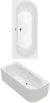 Villeroy & Boch Vorwand-Badewanne Oberon 2.1 1800x800x620mm Vorwand-Badewanne linke