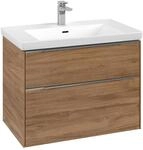 Villeroy & Boch Subway 3.0 Waschbeckenunterschrank, mit Beleuchtung, 2 Ausz&uuml;ge, 772