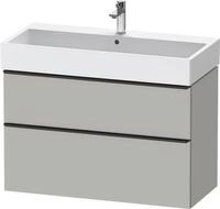 Duravit D-Neo Waschtischunterbau wandh&auml;ngend Betongrau Matt 984x442x625 mm -