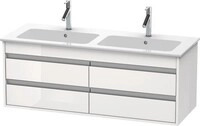 Duravit Ketho Waschtischunterbau wandh&auml;ngend Wei&szlig; Hochglanz 1270x475x480 mm -