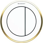 Geberit Fernbet&auml;tigung Typ 10 pneumatisch f&uuml;r 2-Mengen-Sp&uuml;lung M&ouml;beldr&uuml;cker