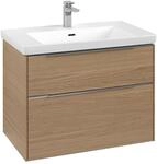 Villeroy & Boch Subway 3.0 Waschbeckenunterschrank, mit Beleuchtung, 2 Ausz&uuml;ge, 772