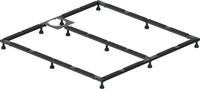 Duravit Stonetto Fu&szlig;gestell Anthrazit Matt 1000x1000x80 mm - 791104000000000