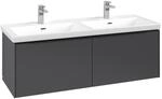 Villeroy & Boch Subway 3.0 Waschbeckenunterschrank, 2 Ausz&uuml;ge, 1272 x 432 x 462 mm,