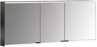 emco LED-Lichtspiegelschrank prime 2 Facelift schwarzAufputz, 1600 mm,...